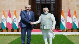 पीएम मोदी ने स्विस राष्ट्रपति संग की बैठक  भारत-स्विट्जरलैंड रिश्तों को मिलेगी नई रफ्तार; डिफेंस से न्यूक्लियर एनर्जी तक सहयोग बढ़ाने पर जोर