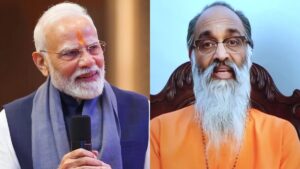 1993 की मुलाकात याद कर पीएम मोदी ने स्वामी चिन्मयानंद के होलोग्राफिक अवतार से मांगा आशीर्वाद।